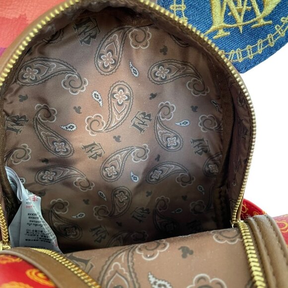 Disney Loungefly Mickey Mouse Main Attraction Thunder Mountain Railroad Backpack